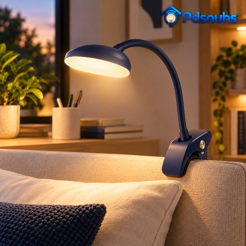 Pdsnuhs™ Rechargeable Clip-On Reading Light features