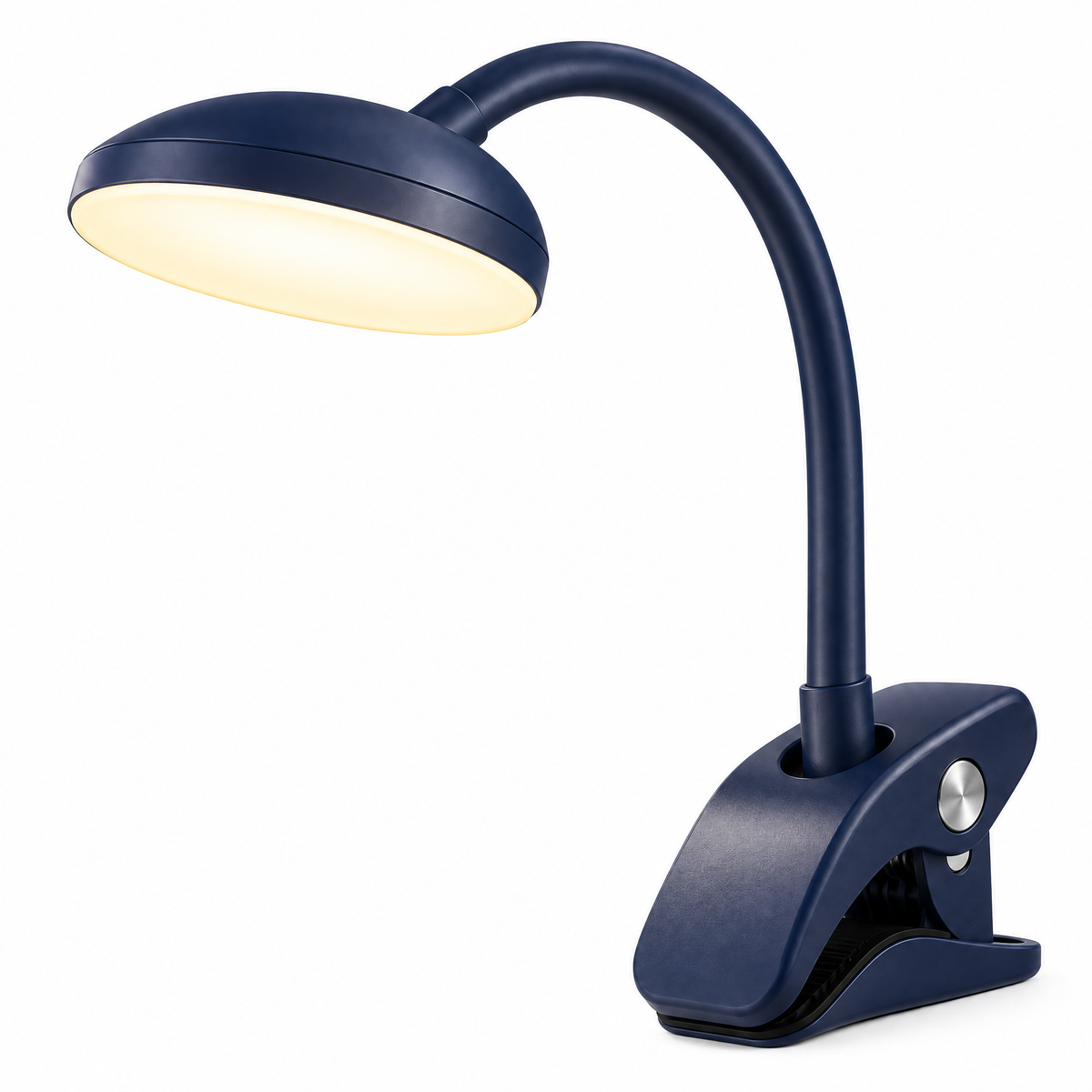 Pdsnuhs™ Rechargeable Clip-On Reading Light in use
