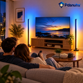 Pdsnuhs™ Smart TV Ambient Light Bars, 2-Pack in use